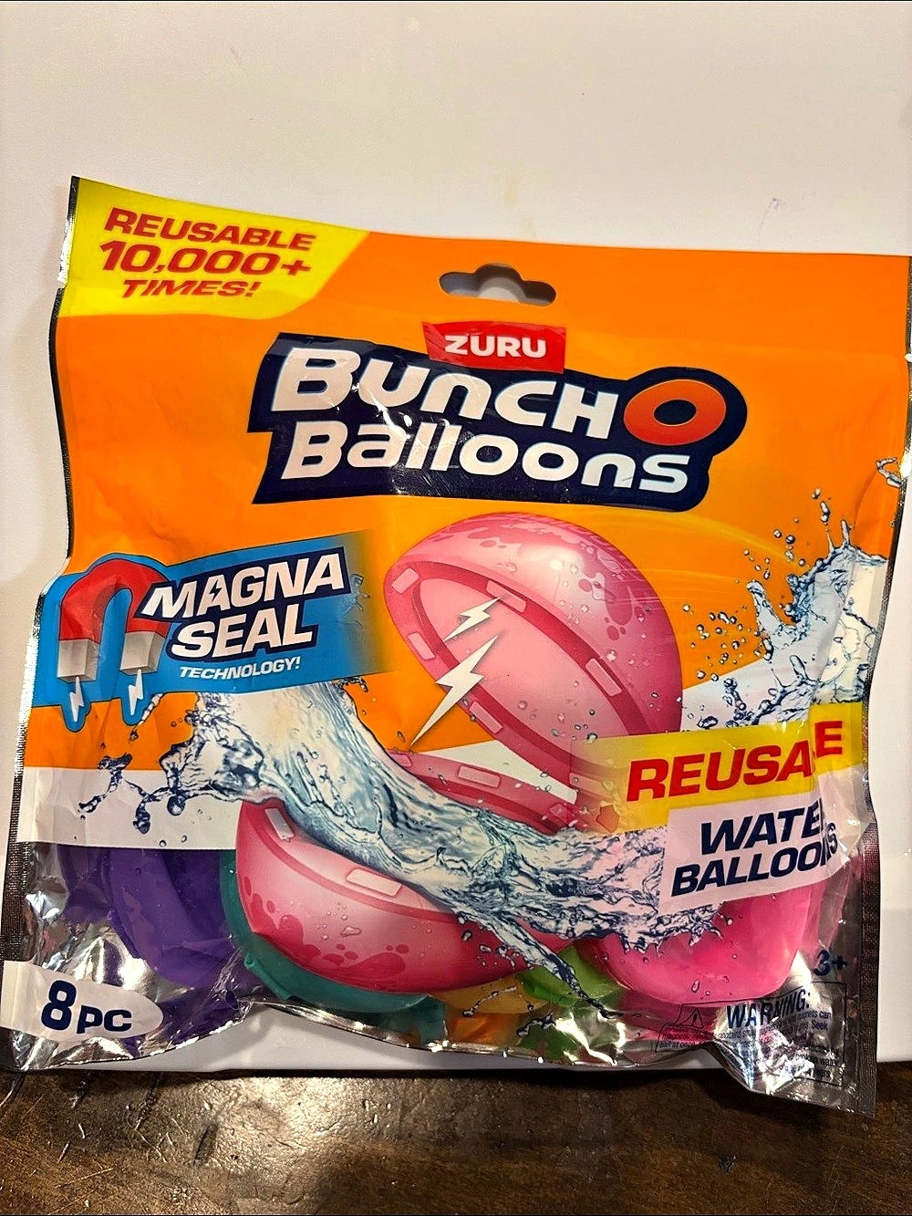 ZURU Bunch O Balloons Soppy Kid Reusable Water Balloons 8 Pc NWT